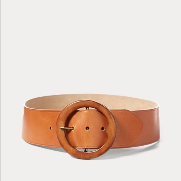 Polo Ralph Lauren Lennox Wood-Buckle Belt